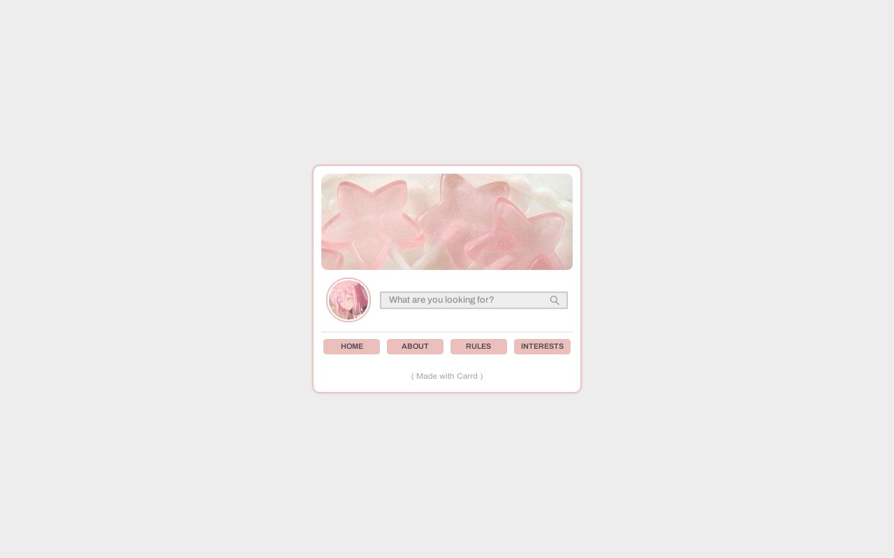 Carrd profile picture for @listed